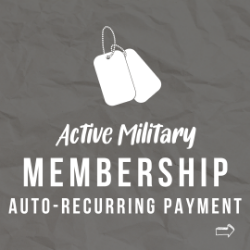 Picture of Automatic Renewal Membership - Active Military - One Year Membership